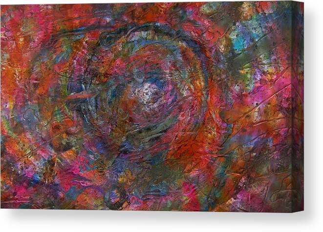 World Of Colours Canvas Print featuring the mixed media World of Colours by Sami Tiainen