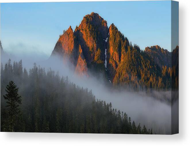 Tatoosh Canvas Print featuring the photograph Yin and Yang by Ryan Manuel