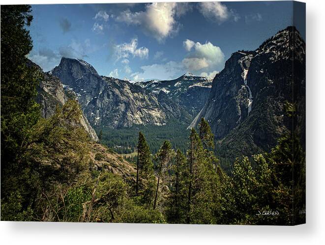 Yosemite Canvas Print featuring the photograph Yosemite Valley by Jim Carlen