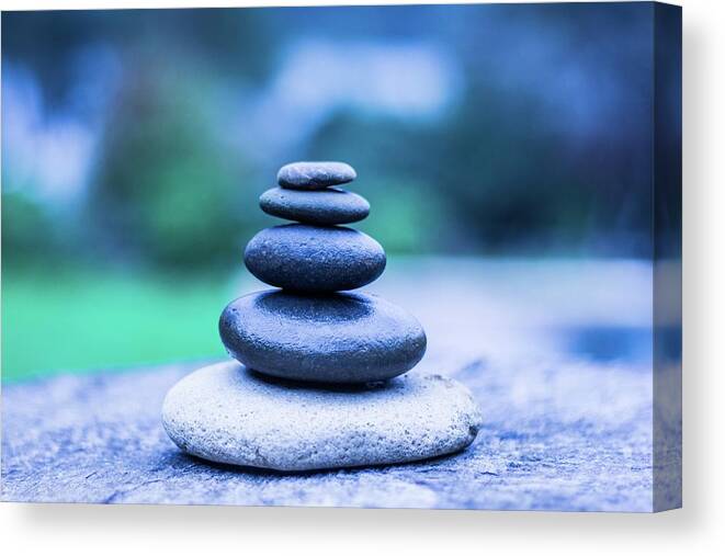Zen Canvas Print featuring the photograph Zen balance by Josu Ozkaritz