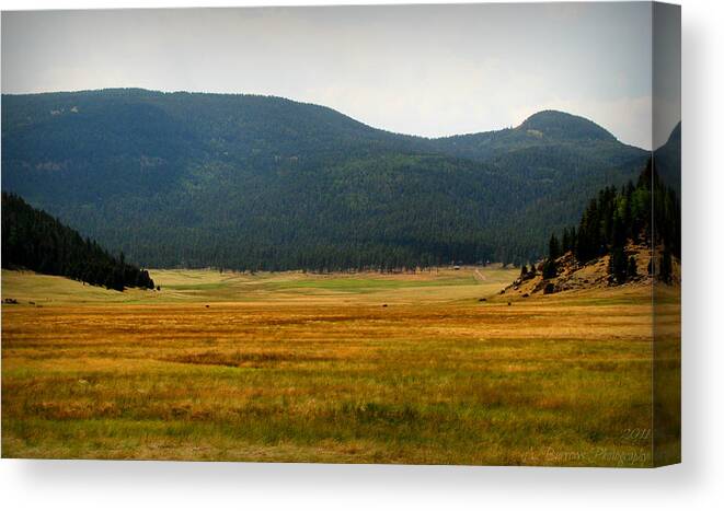 Jemez Mountains Canvas Print featuring the photograph Across the Prairie by Aaron Burrows