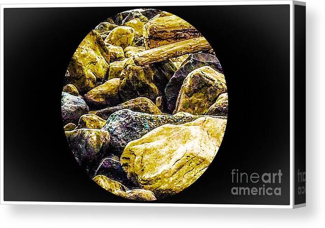 Rocks Canvas Print featuring the photograph Earthy by William Wyckoff