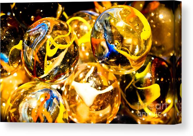 Marble Canvas Print featuring the photograph Marble Mania by Colleen Kammerer