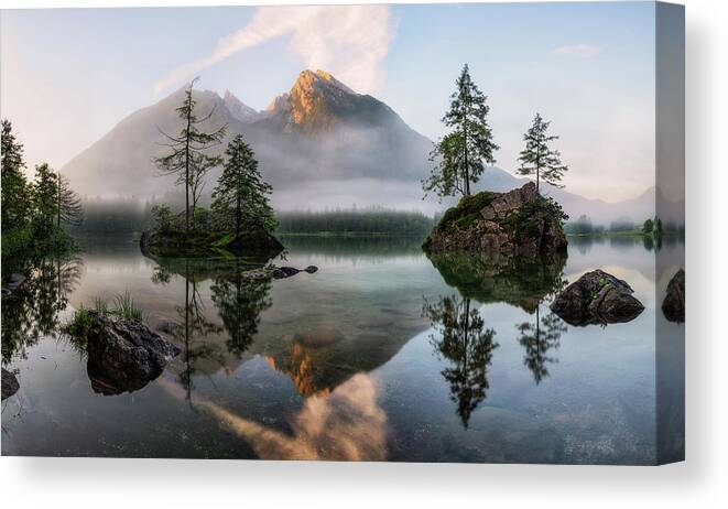 Landscape Canvas Print featuring the photograph Nature's Awakening by Daniel F.