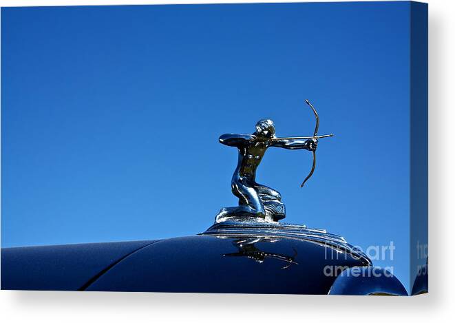 Love Canvas Print featuring the photograph 1938 Pierce Arrow by Linda Bianic
