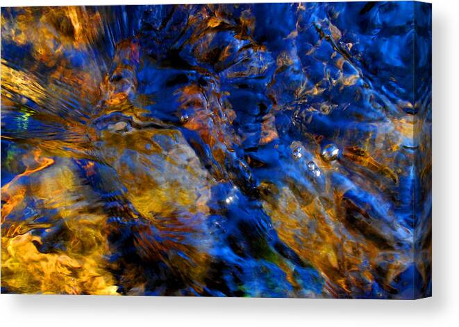 Water Canvas Print featuring the photograph Sacred Art of Water 1 by Peter Cutler