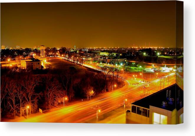 Street Canvas Print featuring the photograph Street View by Jim Albritton