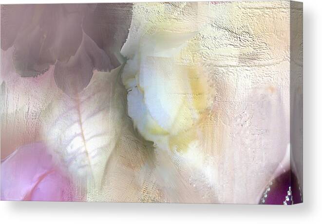  Canvas Print featuring the photograph The artrists rose by Davina Nicholas