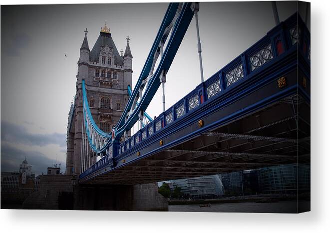 London Canvas Print featuring the photograph Tower Bridge by Nicky Jameson