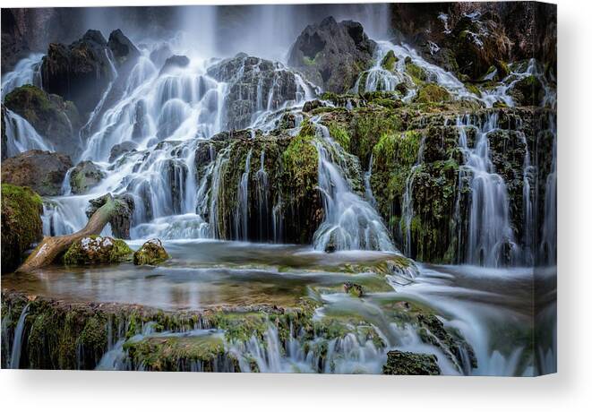 Outdoors Canvas Print featuring the photograph Falling Spring #2 by Gary Migues
