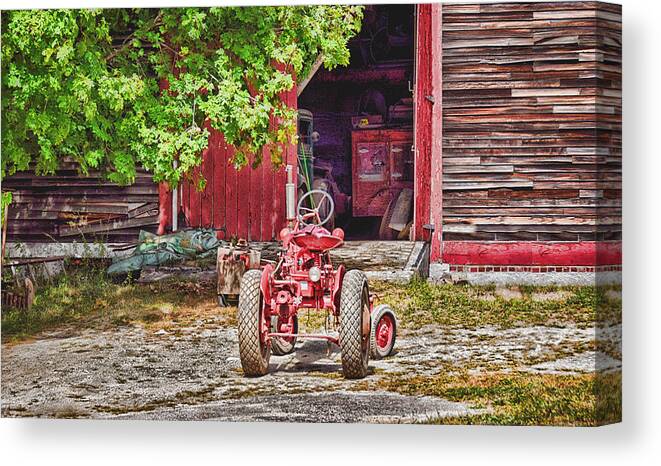 Nature Canvas Print featuring the photograph The Old Ride #1 by Tricia Marchlik