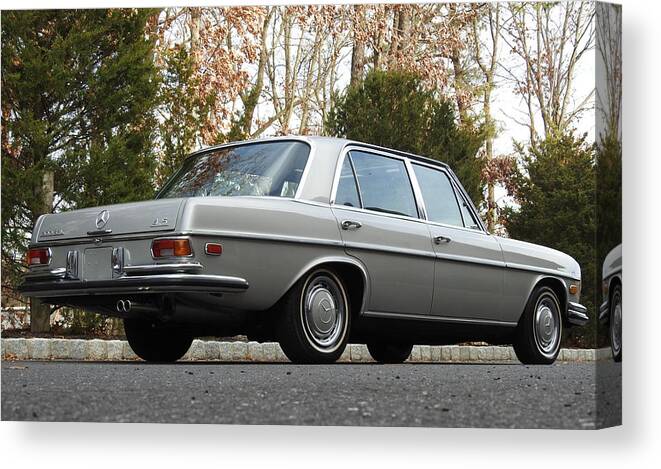 Mercedes-benz 300sel Canvas Print featuring the photograph Mercedes-Benz 300SEL #2 by Jackie Russo