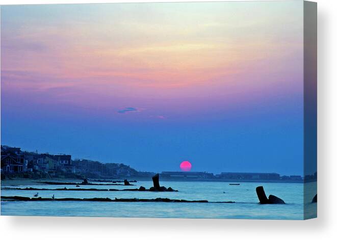 Cape Cod Canvas Print featuring the photograph Provincetown Dawn #2 by Frank Winters