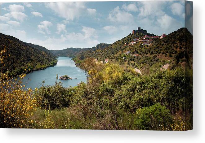 River Canvas Print featuring the photograph Belver Landscape #5 by Carlos Caetano