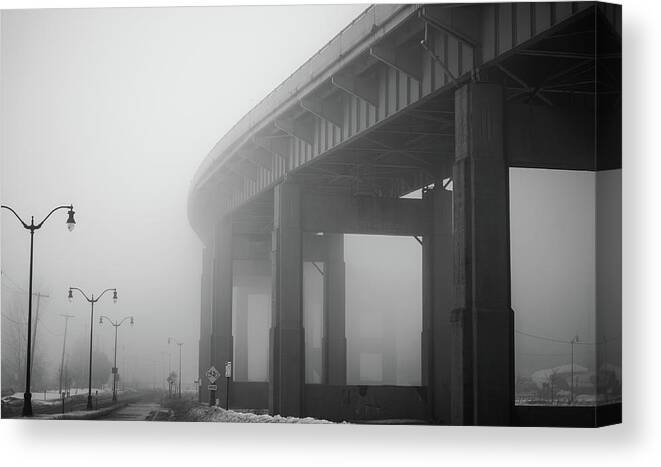 A7s Canvas Print featuring the photograph Beneath the Fog by Dave Niedbala