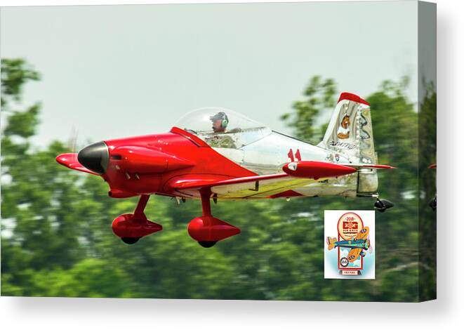 Big Muddy Air Race Canvas Print featuring the photograph Big Muddy Air Race number 11 by Jeff Kurtz