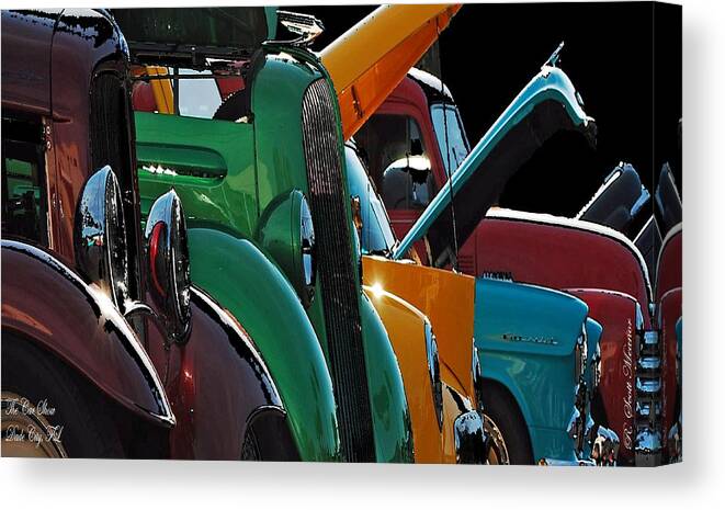 Car Show Canvas Print featuring the photograph Car Show v by Robert Meanor