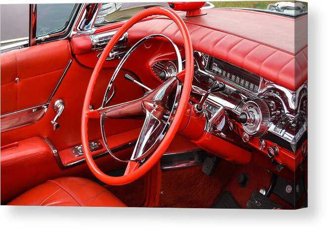 American Canvas Print featuring the photograph Classic Chevrolet Bel Air by Marcus Karlsson Sall