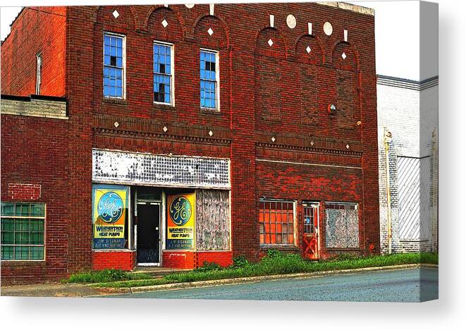 Fine Art Canvas Print featuring the photograph Commerce by Rodney Lee Williams