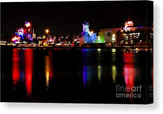 Orlando Florida Canvas Print featuring the photograph Downtown Disney by David Lee Thompson