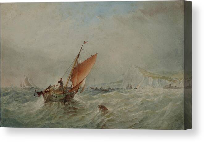 Marine Canvas Print featuring the painting England by Marine