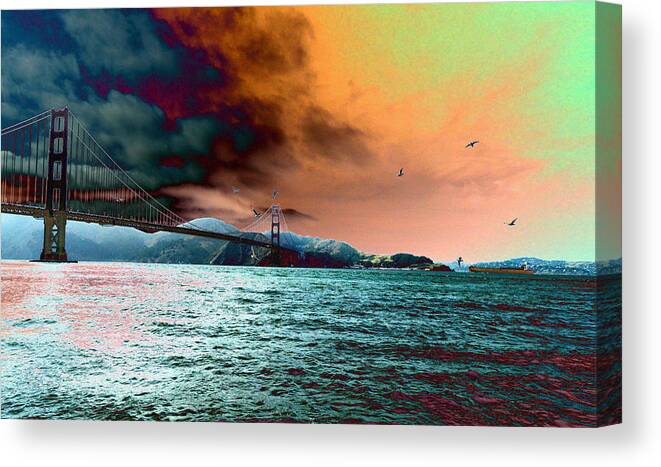 Bridge Canvas Print featuring the photograph Freedom by Tom Kelly