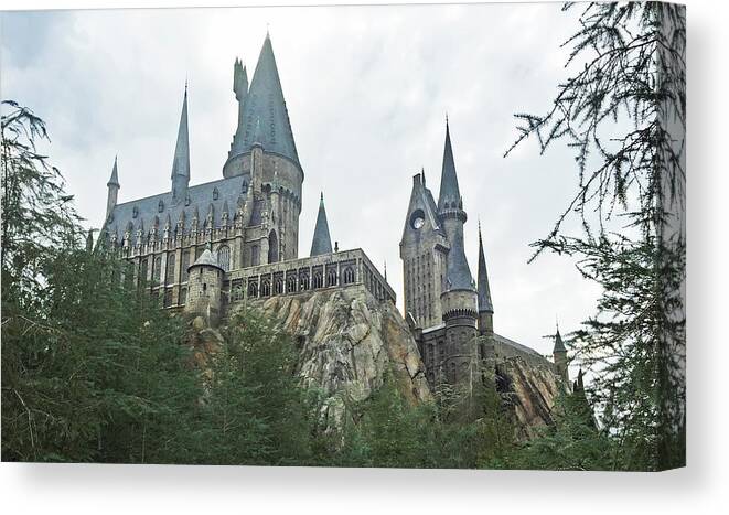 Hogsmeade Canvas Print featuring the photograph Hogwarts Castle 2 by Aimee L Maher ALM GALLERY
