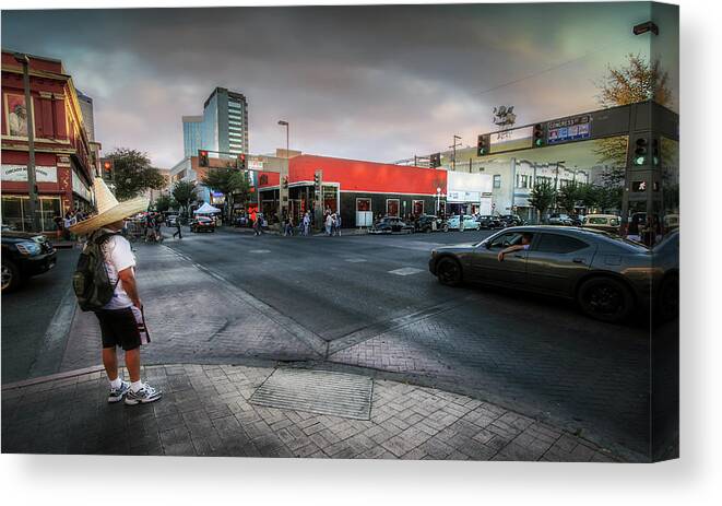 Tucson Canvas Print featuring the photograph Lost Gringo by Micah Offman