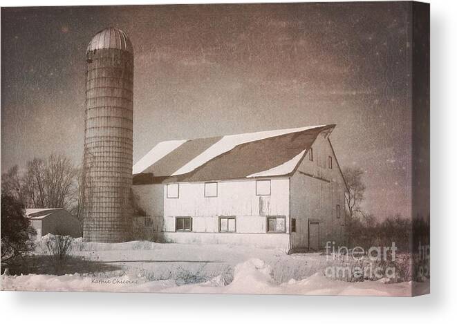 Photography Canvas Print featuring the photograph McHenry Barn by Kathie Chicoine