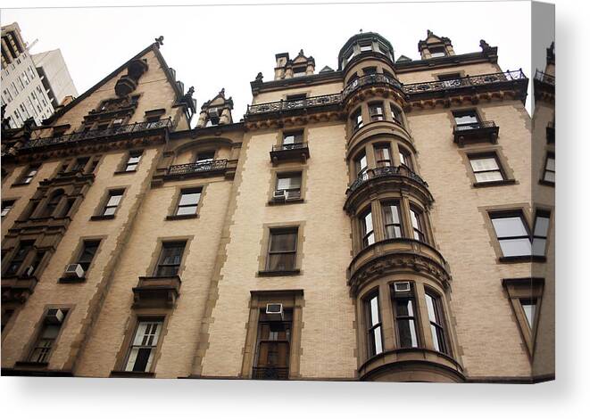 New York City Canvas Print featuring the photograph NYC Brownstone 1 by Mary Haber
