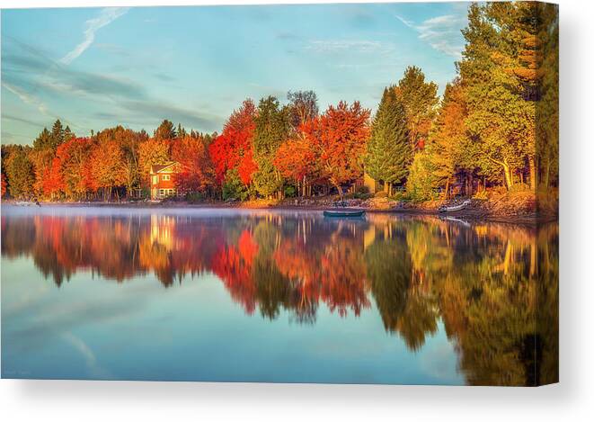 Mark Papke Canvas Print featuring the photograph Peaceful Morning by Mark Papke