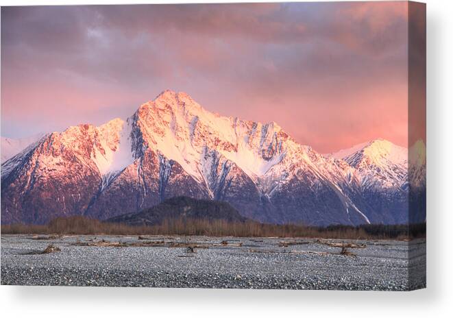 Sam Amato Canvas Print featuring the photograph Pioneer Glow by Sam Amato