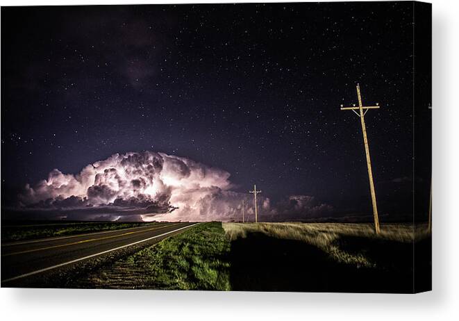 Stars Canvas Print featuring the photograph Severe Clear by Marcus Hustedde