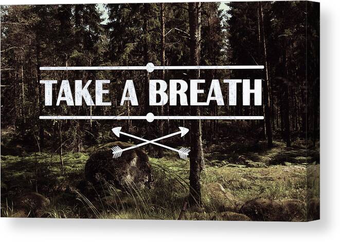 Nature Canvas Print featuring the photograph Take a breath by Nicklas Gustafsson