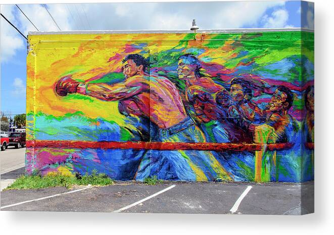 Wall Art Canvas Print featuring the photograph The Boxer by Keith Armstrong