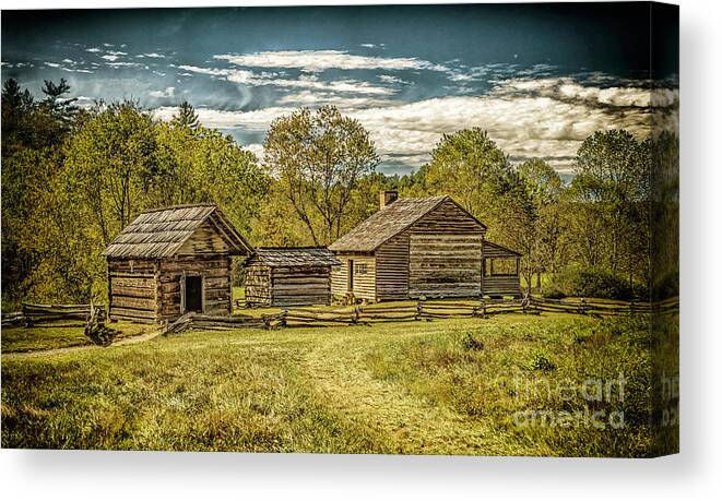National Park Canvas Print featuring the photograph The Dan Lawson Place by Nick Zelinsky Jr