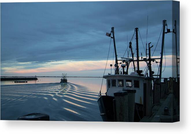 Provincetown Canvas Print featuring the photograph Wishful Wake by Ellen Koplow