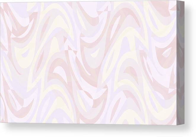 Waves Canvas Print featuring the digital art Abstract Waves Painting 007180 by CarsToon Concept