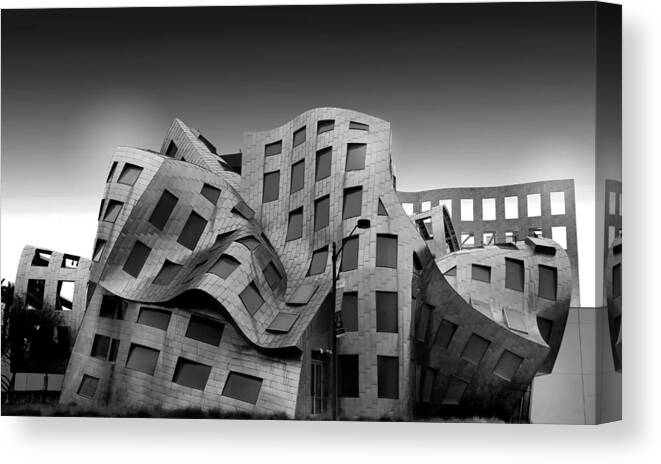 Frank Canvas Print featuring the photograph Brain Health Clinic Facade by Ivan Huang