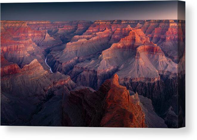 Arizona
Usa
Grand Canvas Print featuring the photograph Grand Canyon by Karol Nienartowicz