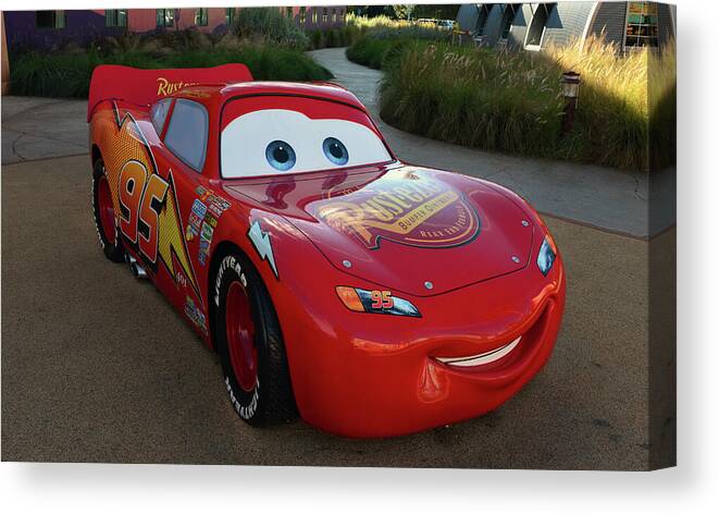 Art print Cars Lightning McQueen with / without frame by Disney