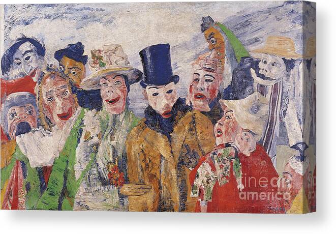 Oil Painting Canvas Print featuring the drawing The Intrigue by Heritage Images