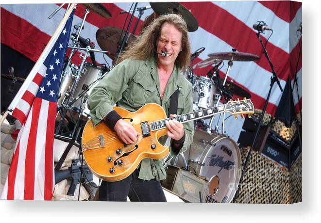 Ted Canvas Print featuring the photograph Ted Nugent #1 by Action
