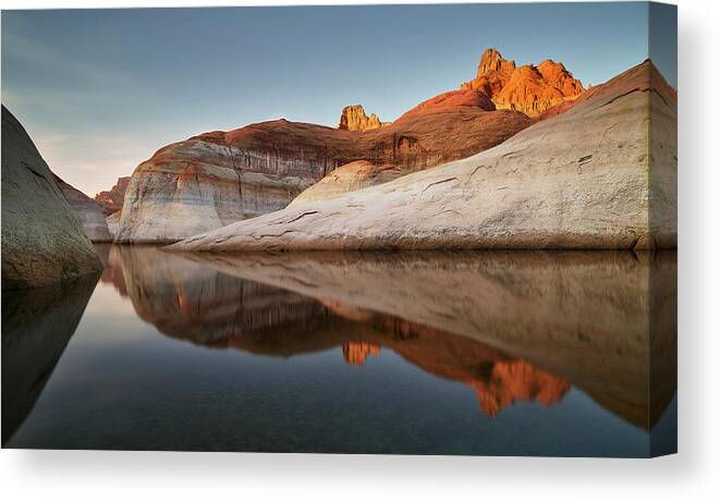 Cathedral Canyon Canvas Print featuring the photograph Cathedral Canyon by Peter Boehringer