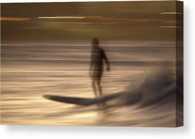 Surf Canvas Print featuring the photograph In motion 4 by Nicolas Lombard