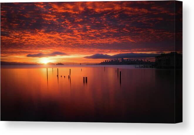  Canvas Print featuring the photograph Sausalito Dreams by Louis Raphael