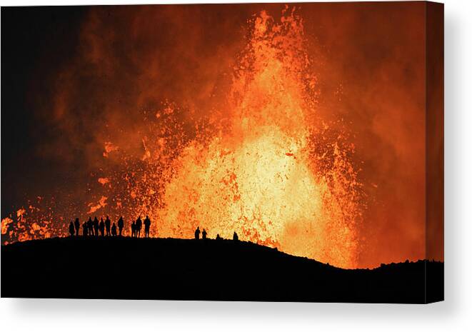 Silhouettes in Lava by Alexander Spahn