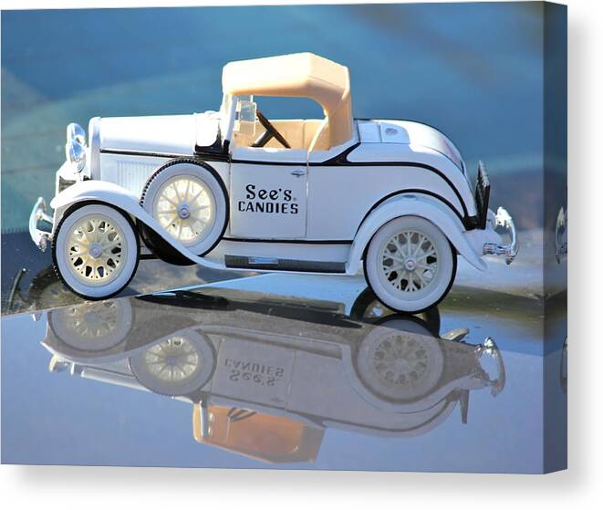 All Products Canvas Print featuring the photograph Vintage Car by Lorna Maza