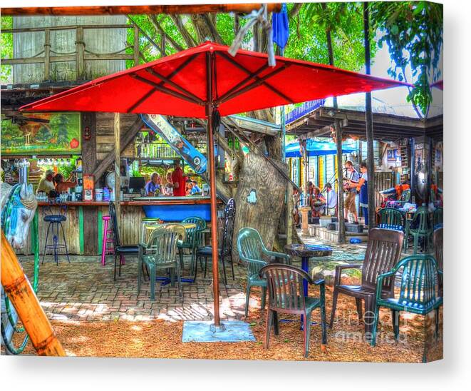 Key West Canvas Print featuring the photograph Blue Heaven #2 by Debbi Granruth