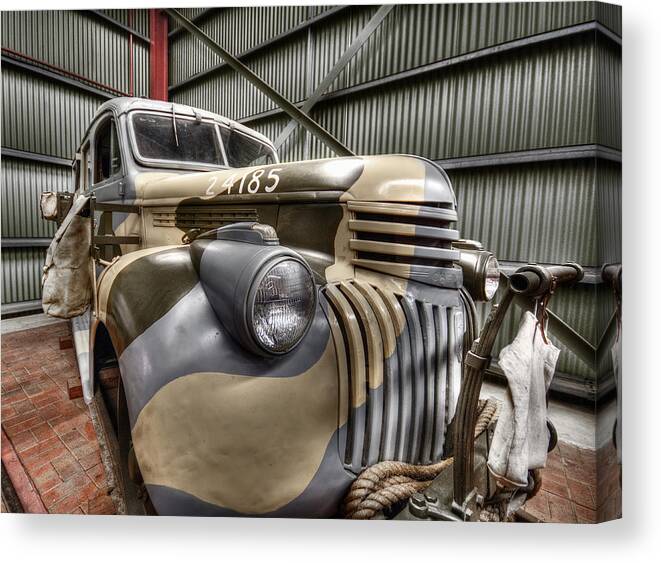 Hdr Canvas Print featuring the photograph Ready to Roll by Wayne Sherriff